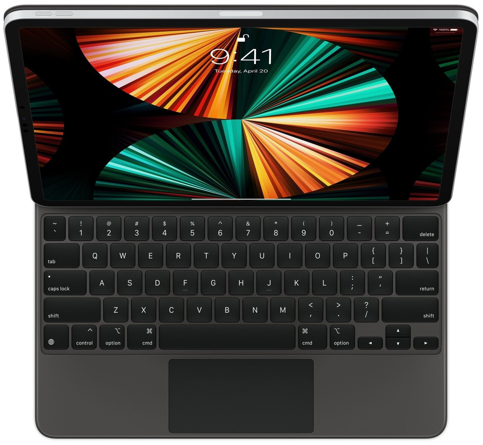 Беспроводная клавиатура Apple Magic Keyboard для iPad Pro 12.9 Gen 3-6 черный, русская, 1 шт.