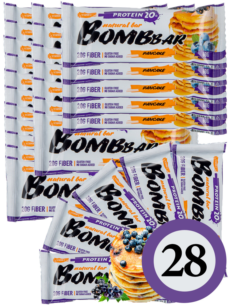   Bombbar Protein Bar 28 x 60 , - 