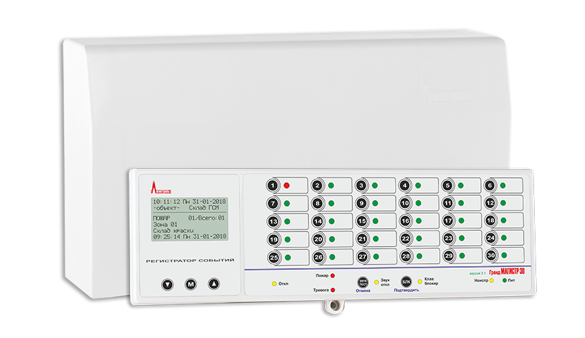 Прибор приёмно-контрольный Гранд магистр 4 (версия 31)