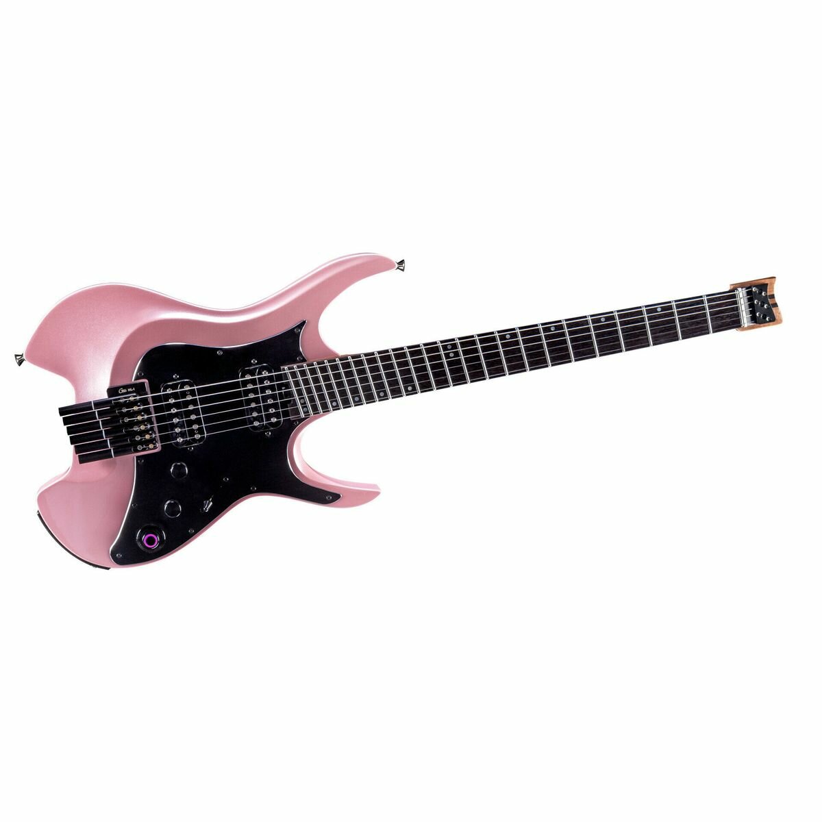 Mooer GTRS W800 Pearl Pink Электрогитара со встроенным процессором HH headless цвет Pearl Pink