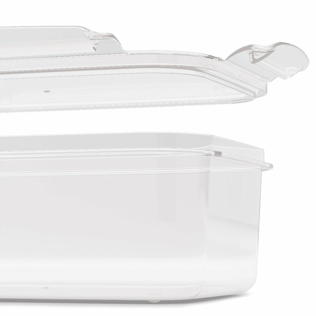 Контейнер пищевой пластик, 1 л, на защелках, Альтернатива, Прайм, М8501 - фотография № 5