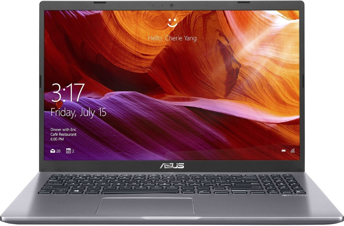 ASUS Ноутбук Asus X509FA-BR350 Core i7 8565U 8Gb SSD256Gb Intel UHD Graphics 15.6" TN HD (1366x768) noOS grey WiFi BT Cam 90NB0MZ2-M19580