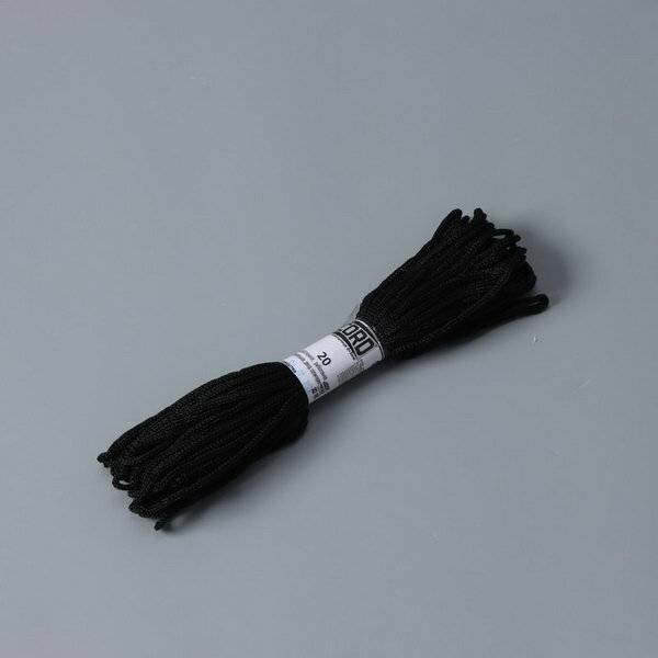 Шнур бытовой "Помощница", d=3 мм, 20 м, цвет чёрный - фотография № 1