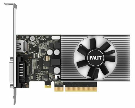 Видеокарта Pci-e Palit GeForce GT 1030 2048Mb, DDR5 ( PA-GT1030 2G D4 ) Ret .