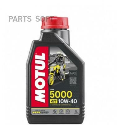 MOTUL 5000 4T 10W40 полусинтетика 1л (1/12)