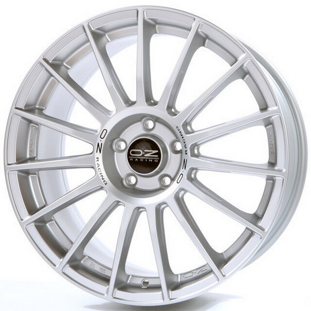 Колесный диск Oz Superturismo LM 9.5x19/5x112 D75 ET40 MATT RACE SILVER BLACK LETTERING