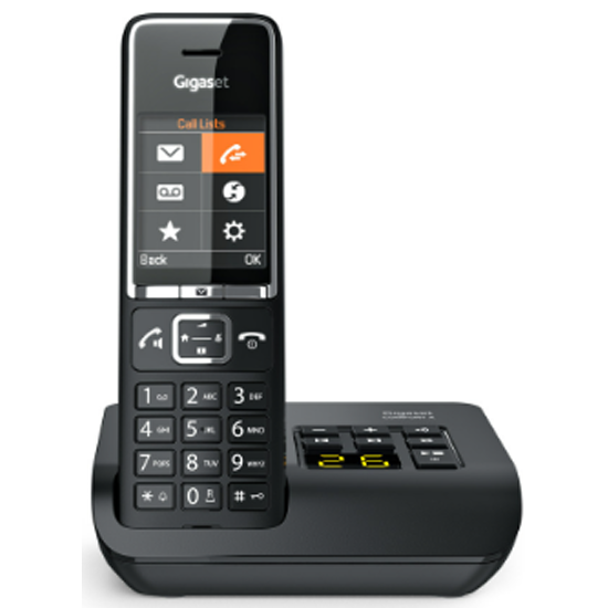 Радиотелефон GIGASET Dect Comfort 550A RUS автооветчик АОН, черный