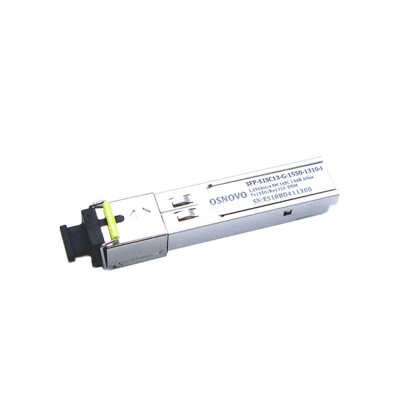 Промышленный SFP Модуль Osnovo SFP-S1SC13-G-1550-1310-I