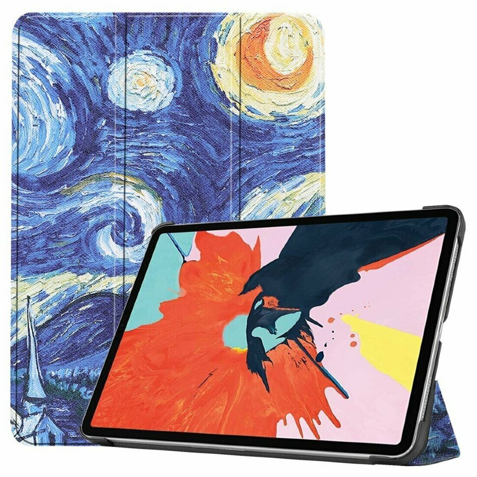 Чехол Smart Case для Apple iPad Pro 11 (2018) / iPad Air 4 (2020) / iPad Air 5 (2022) (Starry Sky)