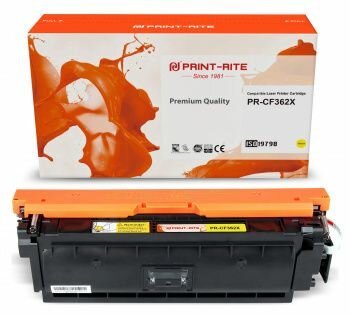 Тонер-картридж Print-Rite TRHGL9MPU1J CF362X желтый (9500стр.) для HP CLJ M552dn/M553dn/M553N/M553x