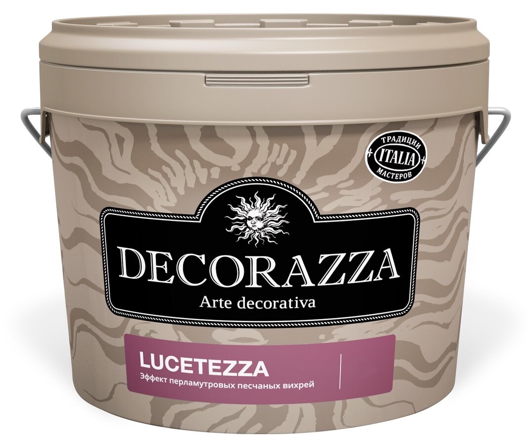 DECORAZZA LUCETEZZA декоративная краска с перламутровым эффектом, Баз. Alluminio LC 700 (1л)