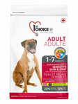 1st Choice Adult Sensitive Skin & Coat cухой корм для взрослых собак для кожи и шерсти с ягненком, рыбой и рисом - 2,72 кг - изображение