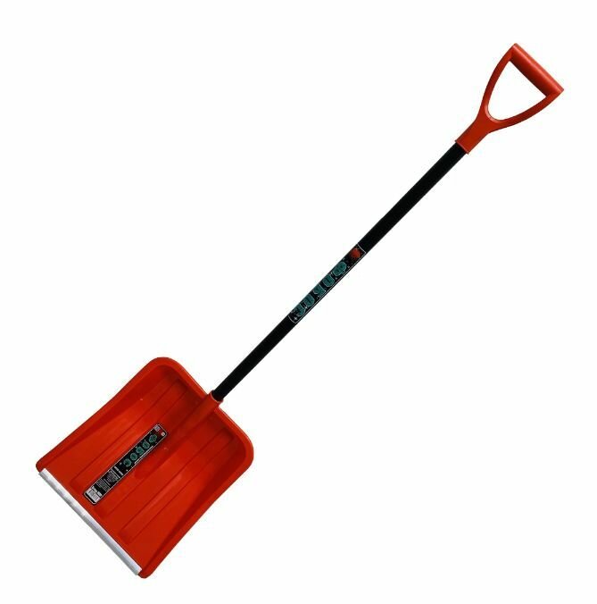 Лопата для уборки снега инструм агро 100190 Снежник со съёмным черенком, красный