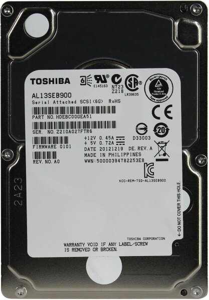   Toshiba AL13SEB900 900Gb SAS 2,5" HDD