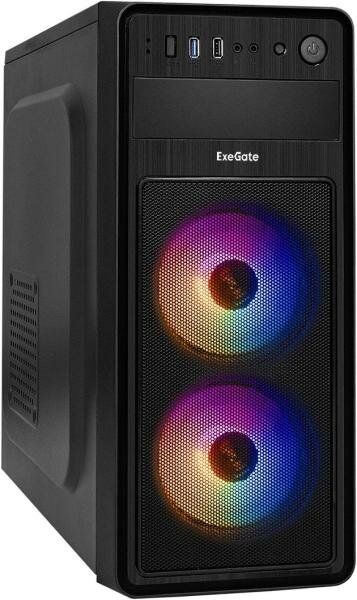 Корпус ATX Exegate EVO-5017 Без БП чёрный