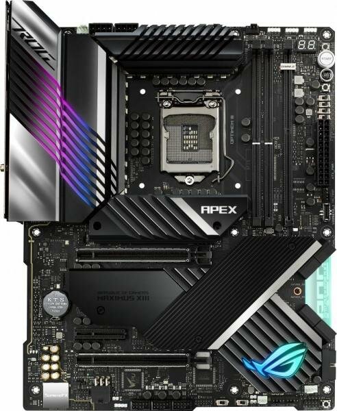 Материнская плата ASUS ROG MAXIMUS XIII APEX Socket 1200 Z590 2xDDR4 2xPCI-E 16x 1xPCI-E 4x 8xSATA III ATX Retail