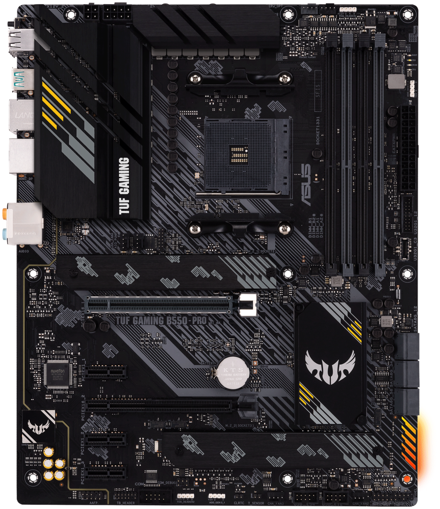 Asus TUF Gaming B550-pro rtl AM4 2xPCI-E Hdmi+dp 2.5GbLAN Sata ATX 4DDR4