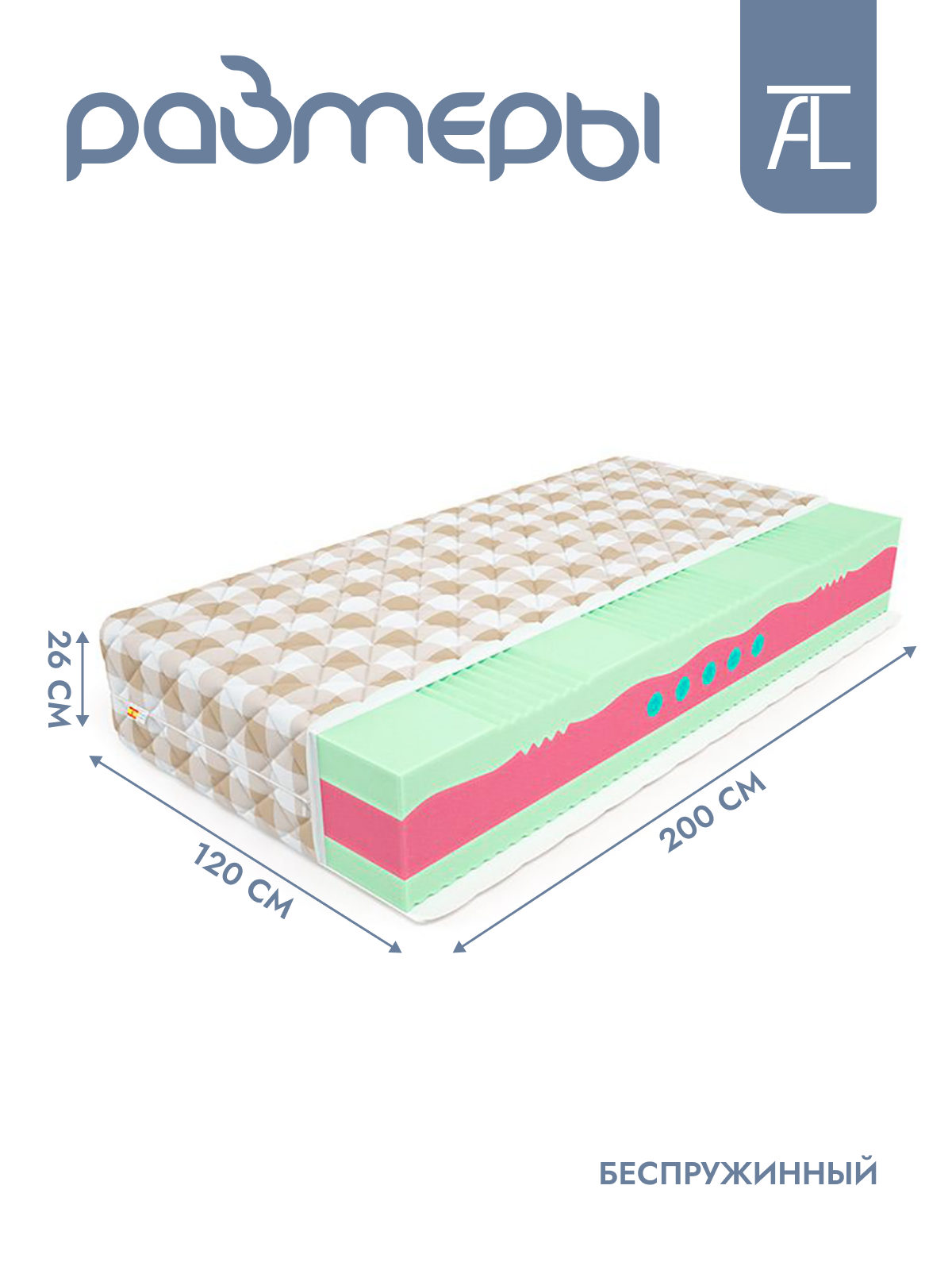 Матрас ProLive Soya BioLife Mr.Mattress, 120х200 см - фотография № 2