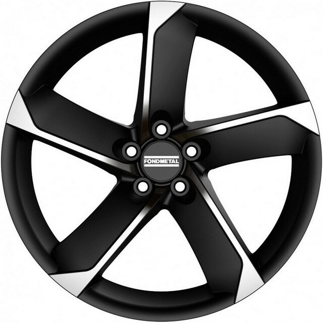 Колесный диск Fondmetal 7 900 6.5x17/5x114.3 D67.2 ET46 MATT BLACK MACHINED