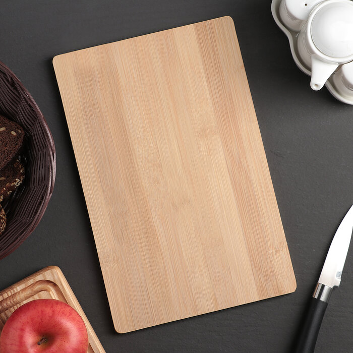 фото Доска разделочная Доляна «Марно», 28×18 см, бамбук