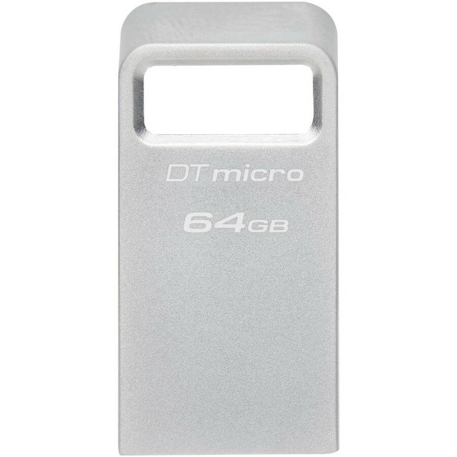 Kingston USB Drive 64GB DataTraveler Micro USB3.0, серебристый dtmc3g2 64gb