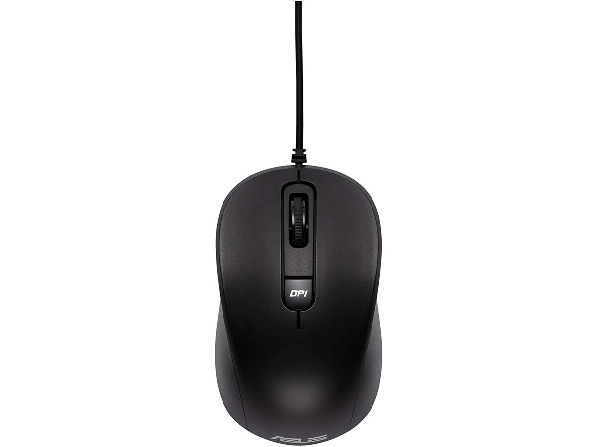 Мышь проводная ASUS MU101C, 3200dpi, Черный 90XB05RN-BMU000