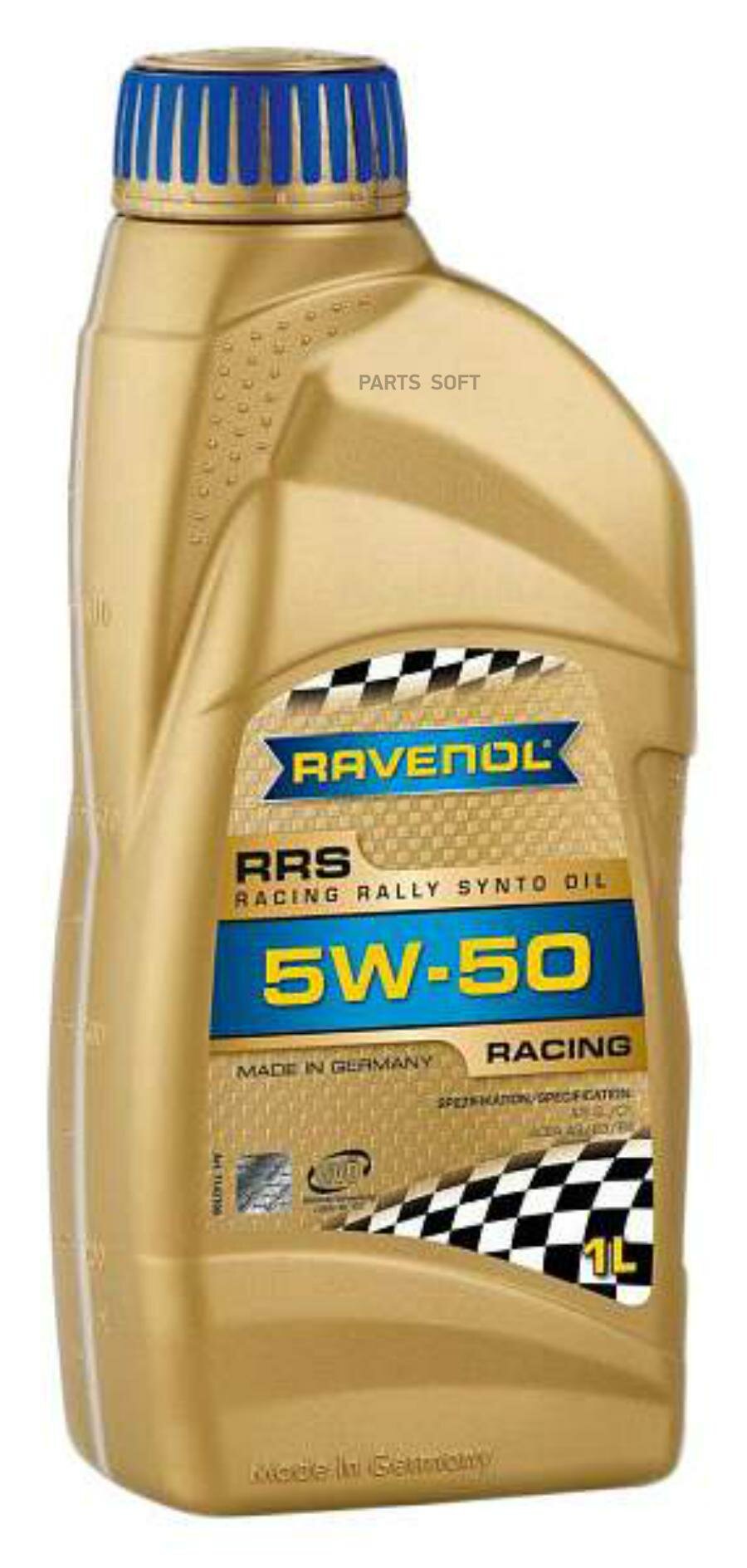 моторное масло ravenol rrs racing rally synto sae 5w-50 ( 1л) new