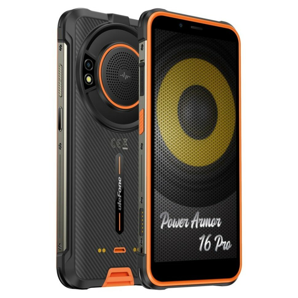 Ulefone Power Armor 16 Pro (оранжевый)