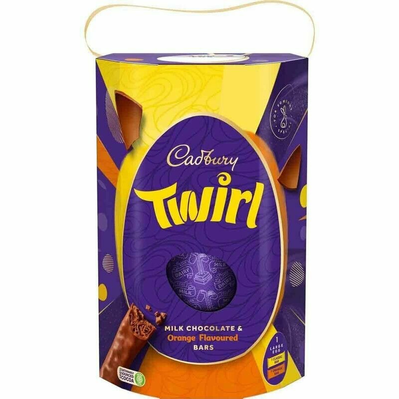 Шоколадное яйцо Cadbury Twirl Chocolate Luxury , 8 шт - фотография № 2