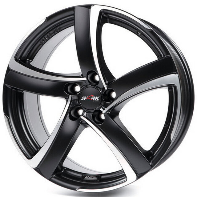 Колесный диск Alutec Shark 8.0x18/5x112 D70.1 ET45 RACING BLACK FRONTPOLISHED