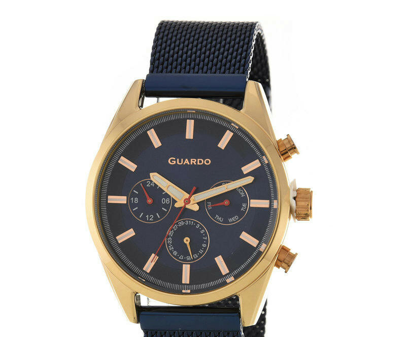 Часы Guardo 11661-4 тёмно-синий