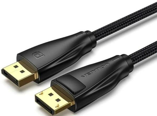 Кабель DisplayPort 2м Vention HCCBH круглый черный