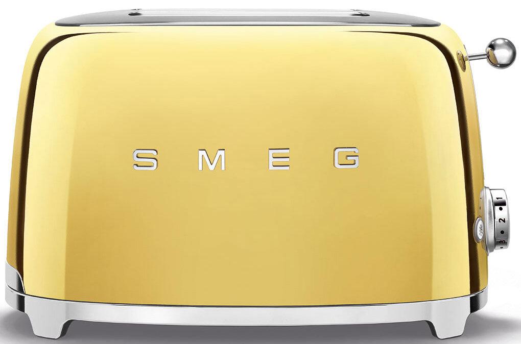 Тостер Smeg TSF01GOEU золотистый