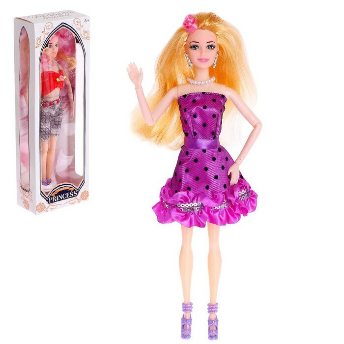 Модельные куклы Без бренда Кукла-модель шарнирная «Оля», микс