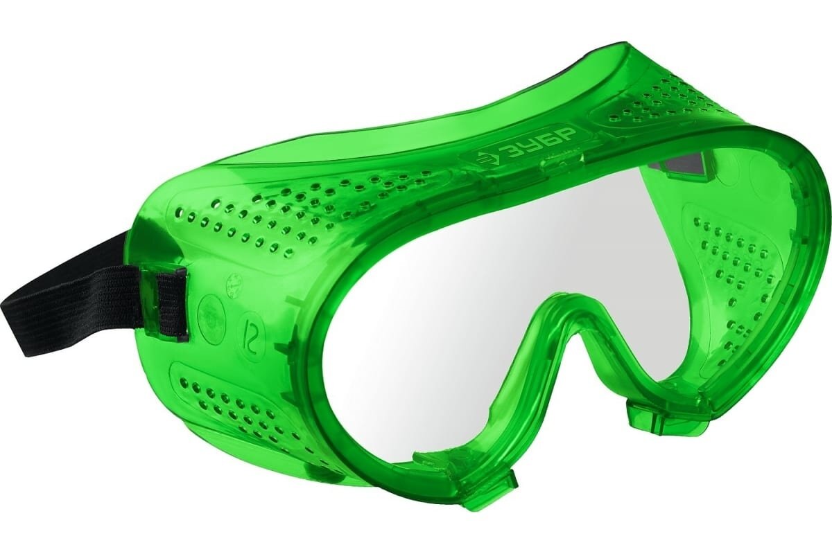 Защитные прозрачные очки ЗУБР мастер 3 закрытого типа с прямой вентиляцией