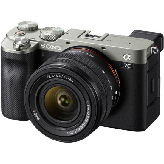 Цифровой фотоаппарат со сменной оптикой SONY Alpha A7C kit FE 28-60/4,0-5.6 OSS серебро