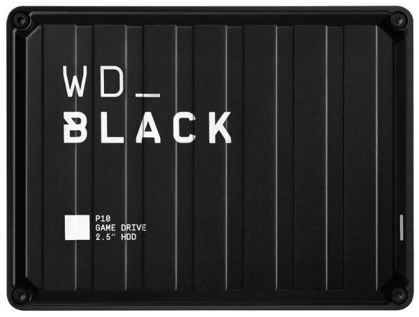 Накопитель на жестком магнитном диске WD Внешний жесткий диск WD_BLACK P10 Game Drive WDBA3A0040BBK-WESN для игровых косолей и ПК 4TB 2,5 USB 3.2 Gen