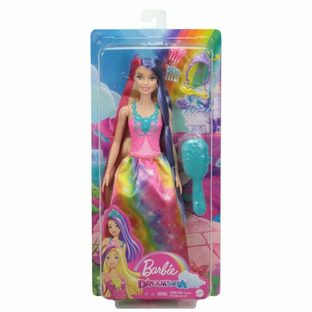 Кукла Barbie Игра с волосами принцесса с длинными волосами, 1 шт.