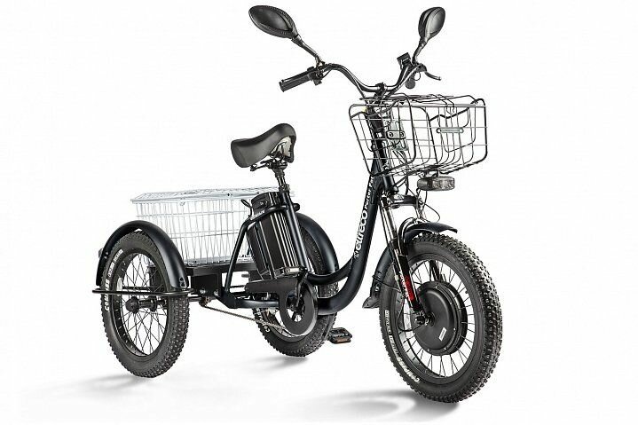 Электровелосипед трицикл Eltreco Porter Fat 500 UP! (Трицикл Eltreco Porter Fat 500 UP! Черный 022871-2413)