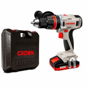 Фото Дрель-шуруповерт аккумуляторная CROWN PROFESSIONAL CROWN CT21093HMX-2 BMC