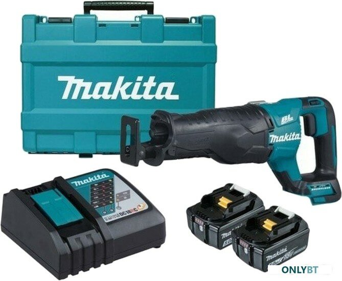 Аккумуляторная пила Makita DJR187RTE Li-Ion18В 5Ач х2 кейс 18 В