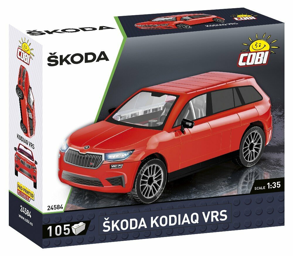 Cobi. Конструктор "Автомобиль Škoda Kodiaq VRS 105 дет.