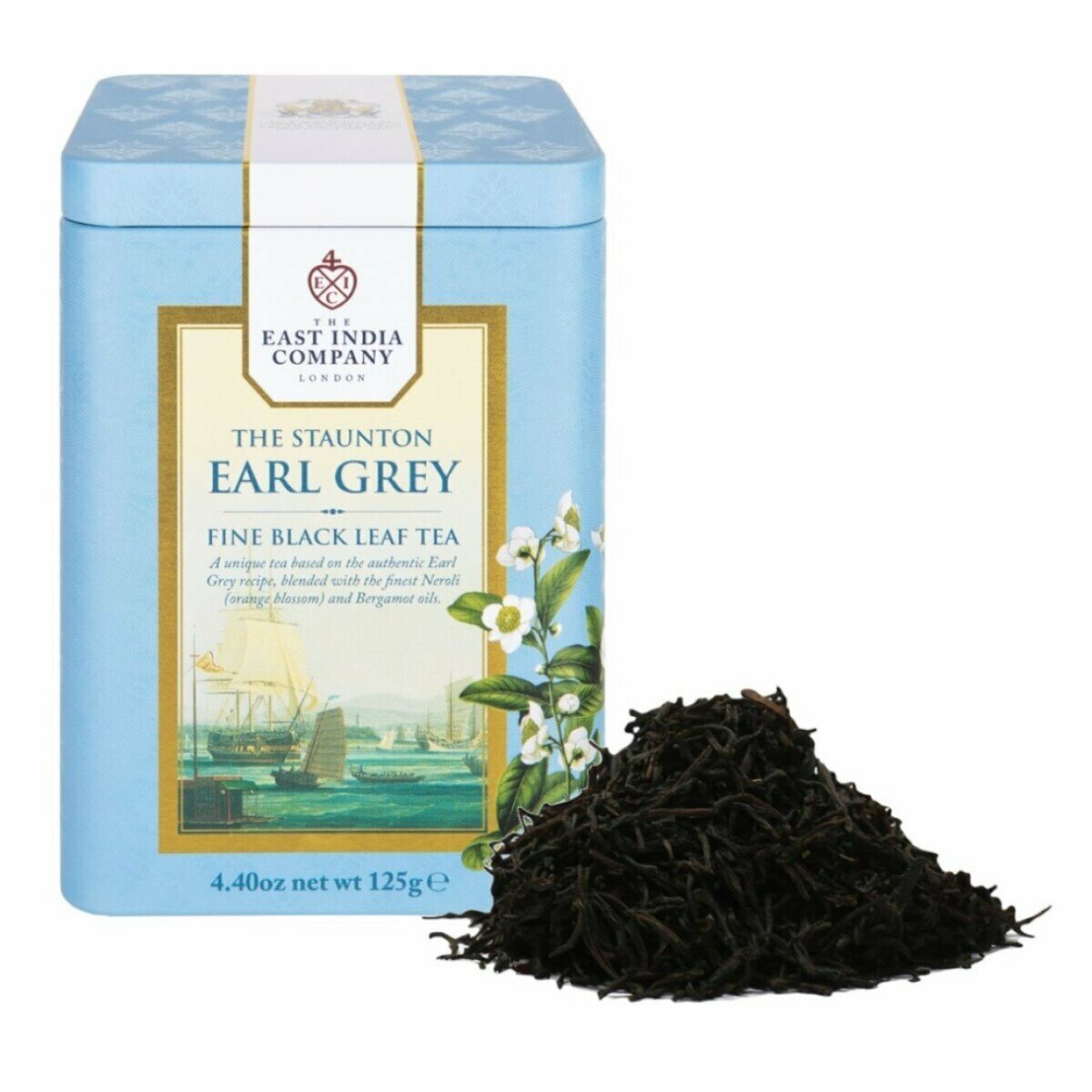 Чай Эрл грей The Staunton Earl Grey loose leaf tea THE EAST INDIA COMPANY (125г) - фотография № 4
