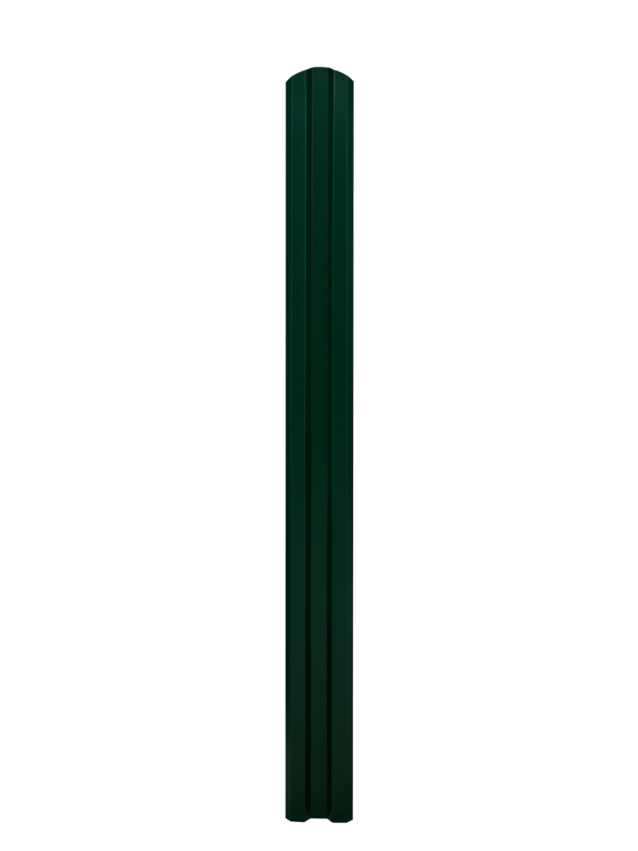 Евроштакетник Волна 10 шт, 1,2м, толщ 0,45 м Зеленый мох - фотография № 2