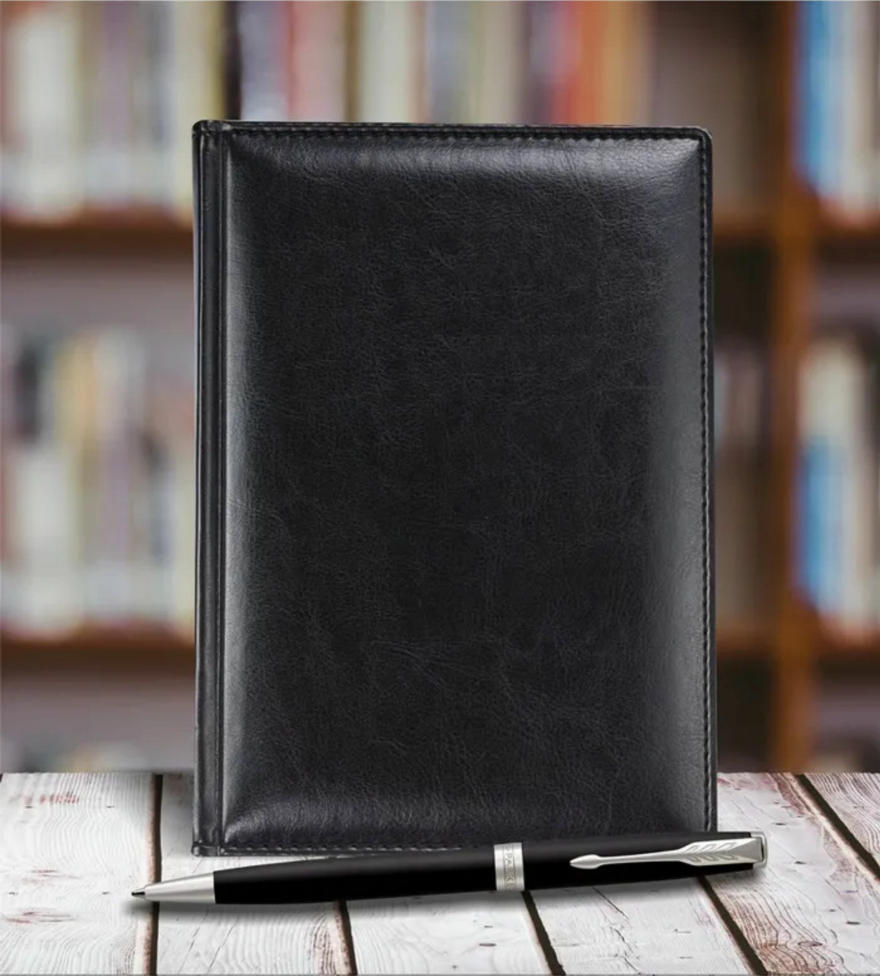 Подарочный набор: Ежедневник недатированный и Шариковая ручки Parker Sonnet Black CT