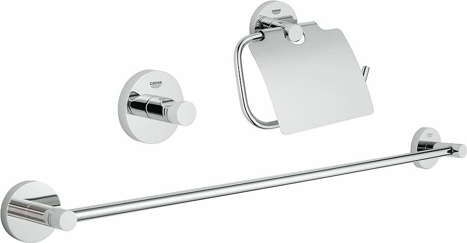 Туалетный набор 3 в 1 GROHE 40775001 - фотография № 1