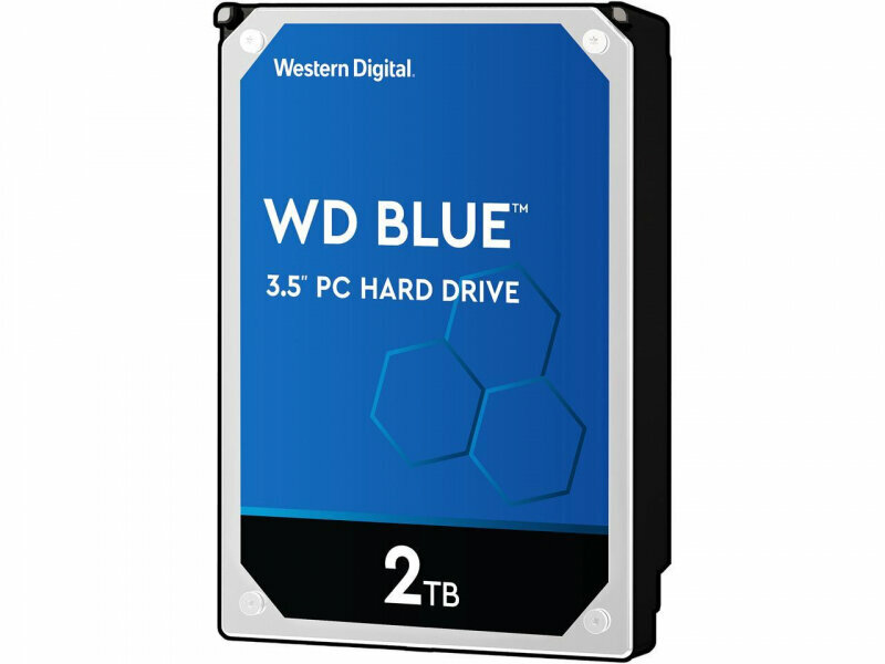 Жесткий диск WESTERN DIGITAL 3.5" 2.0Tb SATA III, 256 Mb, 5400rpm WD Blue WD20EZAZ