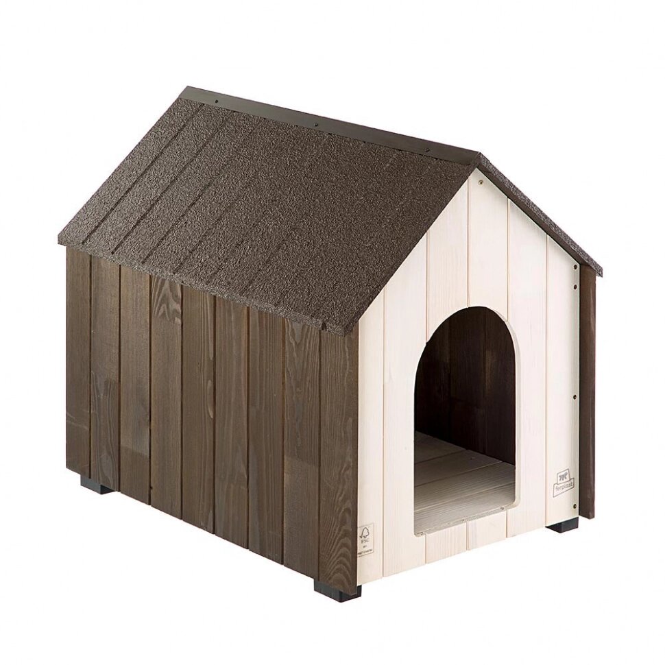Будка для собак KOYA MEDIUM деревянная, 54,4x74,5xh66,2 см
