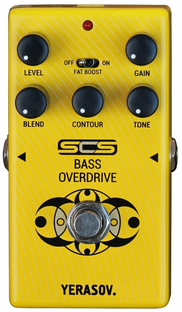 Педаль эффектов Yerasov SCS-OD-10B Bass Overdrive для бас-гитар