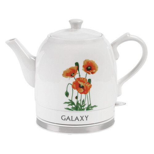Чайник электрический GALAXY гл0506, 1400Вт, белый